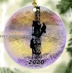 2022 Personalized Tower Buddies Climber Technician Christmas Tree Ornament